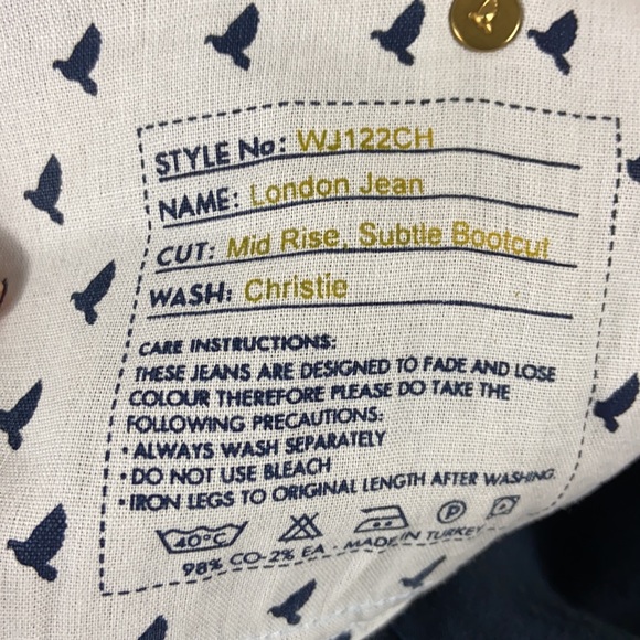 MIH The London Mid rise Subtle Boot Jeans size 29 - Picture 10 of 14